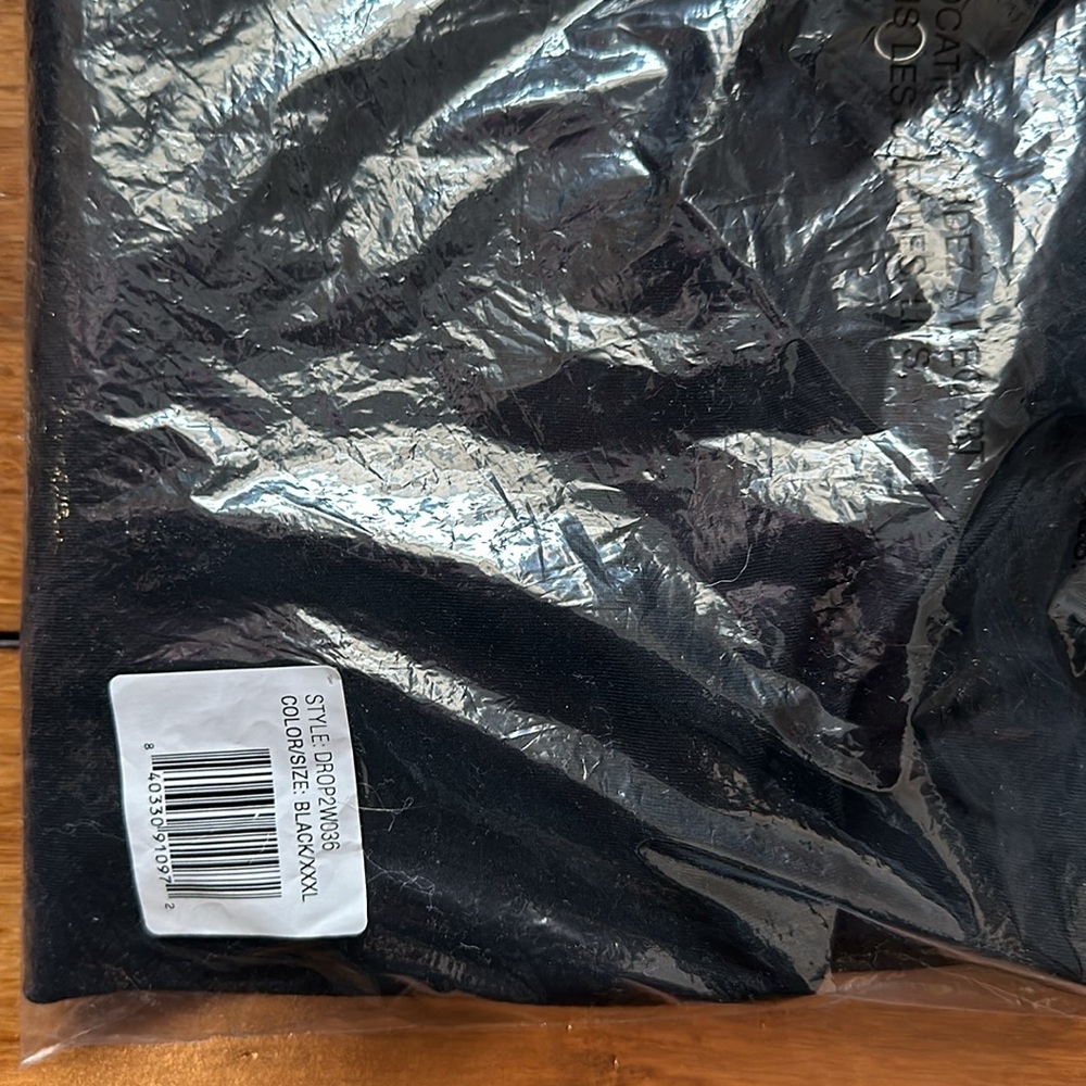 NWOT NUUDS Black Off the Shoulder Bodysuit Size 3X XXL - Picture 7 of 7